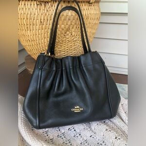 Black Coach maya shoulder purse